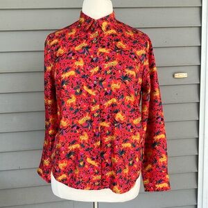 J. Crew silk twill blouse